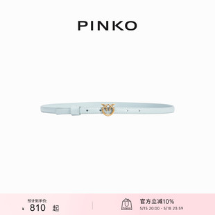 饰1.2CM腰带102148A0F1 PINKO2024金属徽标扣装 春夏新品