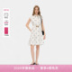 收腰连衣裙PAF26170215 燕子爱心印花无袖 PINKO女士2026年春季 新款