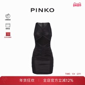 无袖 PINKO女士修身 时尚 连衣裙103267A1JS