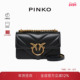 PINKO女士通勤人字纹迷你纳帕皮革斜挎包104550A26Z