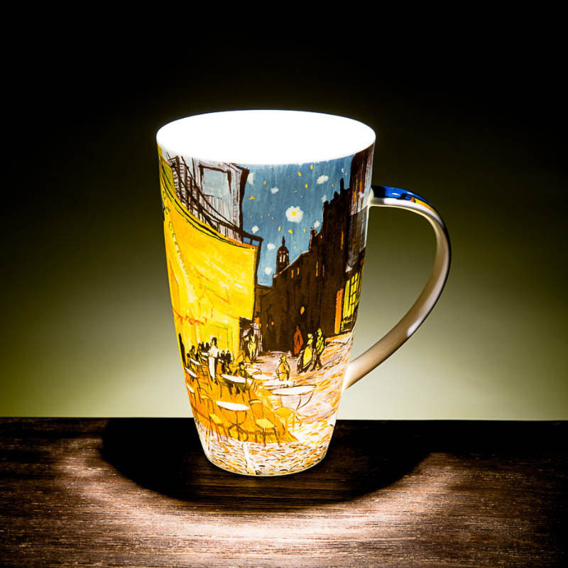 丹侬英国骨瓷星空咖啡杯