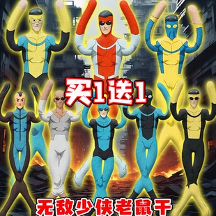 极恶马克老鼠干铁丝抽象娃娃DC无敌少侠四肢可动玩偶公仔儿童玩具