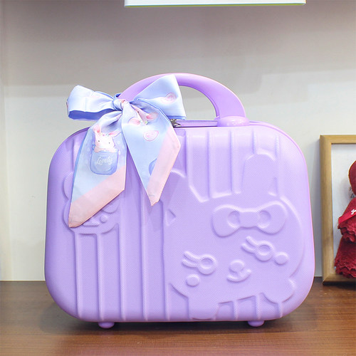 手提行李箱化妆箱小箱子化妆包女便携大容量小型收纳盒旅行箱可挂