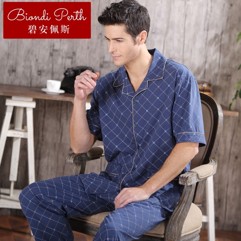 碧安佩斯裤柜短袖高档长裤竹纤维睡衣品牌家居服专柜家居服套装