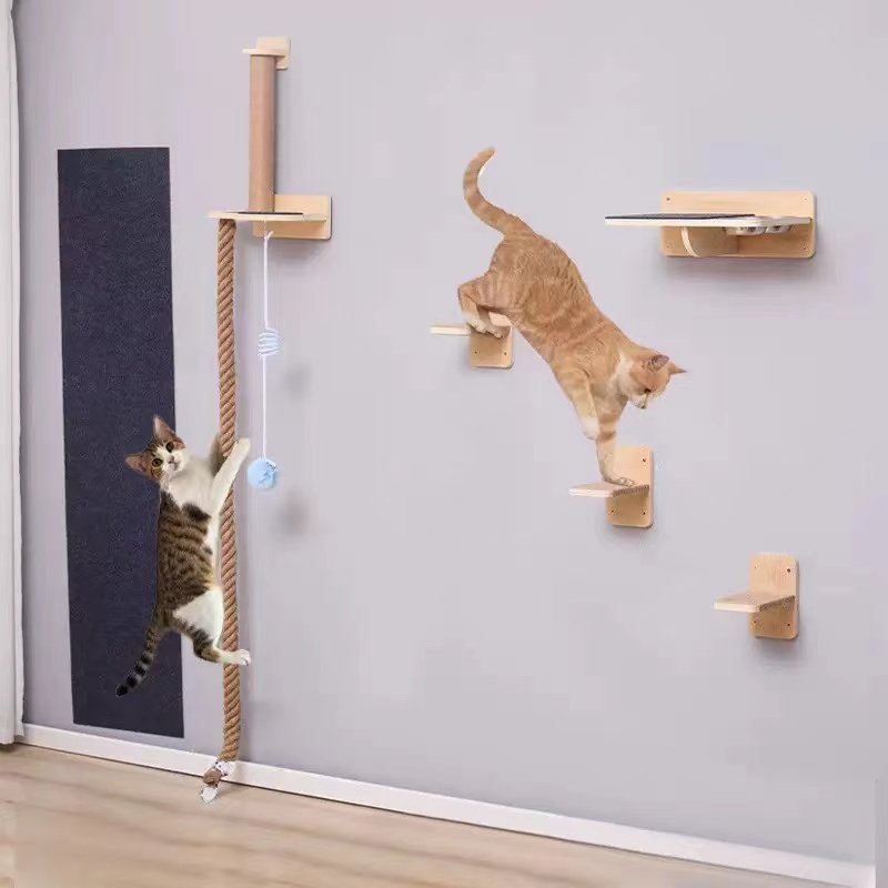 猫爬绳通天绳索猫爬梯猫别墅猫跳台墙上壁挂式猫爬架猫窝跳台爬柱,宠物/宠物食品及用品,猫爬架,淘宝优惠券,粉丝福利购,淘宝优惠卷