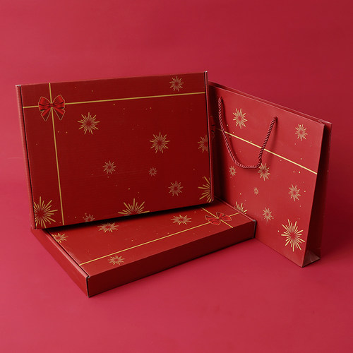 甄选礼盒+手提袋需跟衣服一起拍