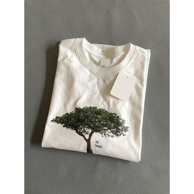 日系复古印花纯棉短袖T恤女夏季宽松chic港味半袖体恤学生上衣服