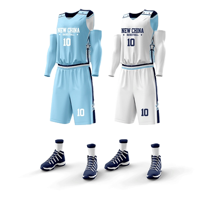 双面篮球服套装定制男女美式球衣