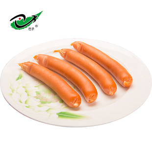青岛风味巴子食品巴子甜脆肠儿童香肠塑封包装220克青岛特色熟食