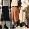 LM Korean Edition thickening Pendulum skirt College wind Retro Lazy Style lady Knit dress 1188#p65