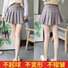 Lace Pleated skirt skirt Versatile Short skirt Mid length version Autumn and winter skirt have cash less than that is registered in the accounts a type Half skirt