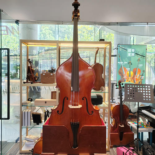 乐团演奏级低音提琴手工实木贝司