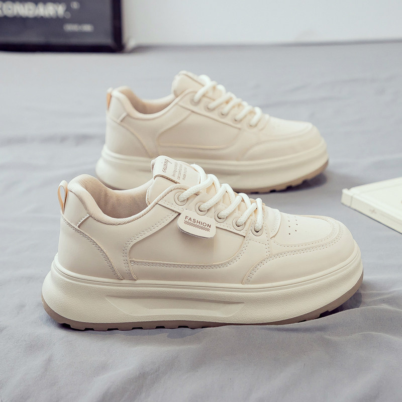 春秋2026季新款百搭休闲厚底小白鞋老爹女鞋爆款运动板鞋白0117ud,女鞋,时尚休闲鞋,淘宝优惠券,粉丝福利购,淘宝优惠卷