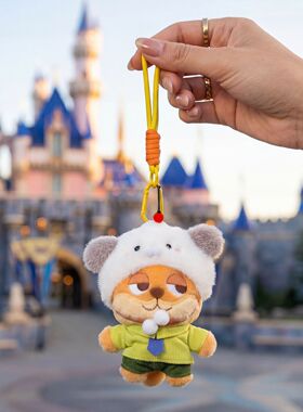 疯狂动物城狐尼克兔朱迪毛绒公仔挂件可爱玩偶包包挂件潮玩送礼物