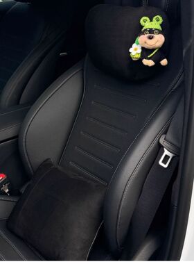 蜜蜂狗女2025新款汽车头枕车内靠枕护颈枕车用座椅腰靠车载靠背垫