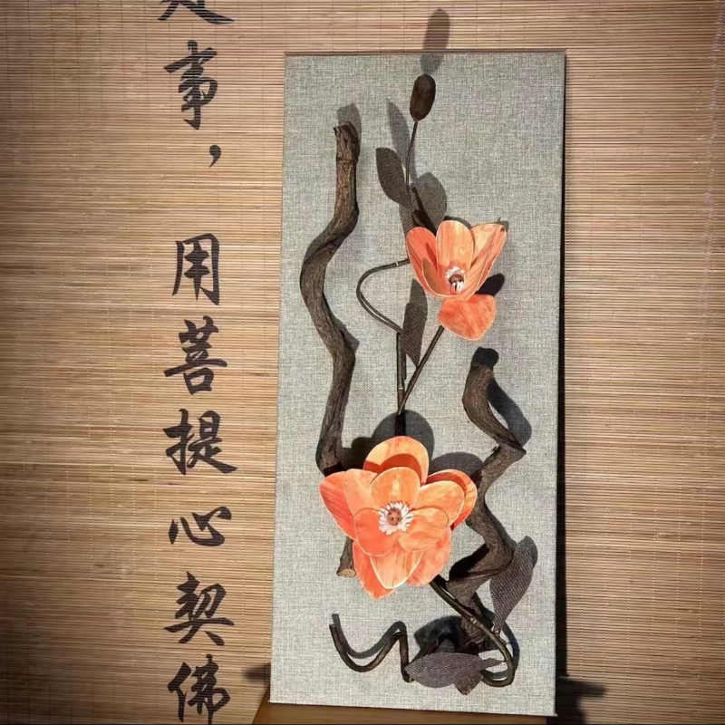 【玉兰挂画】植物干花挂画客厅装饰茶室装饰卧室装饰创意家居摆件,家居饰品,工艺画,淘宝优惠券,粉丝福利购,淘宝优惠卷