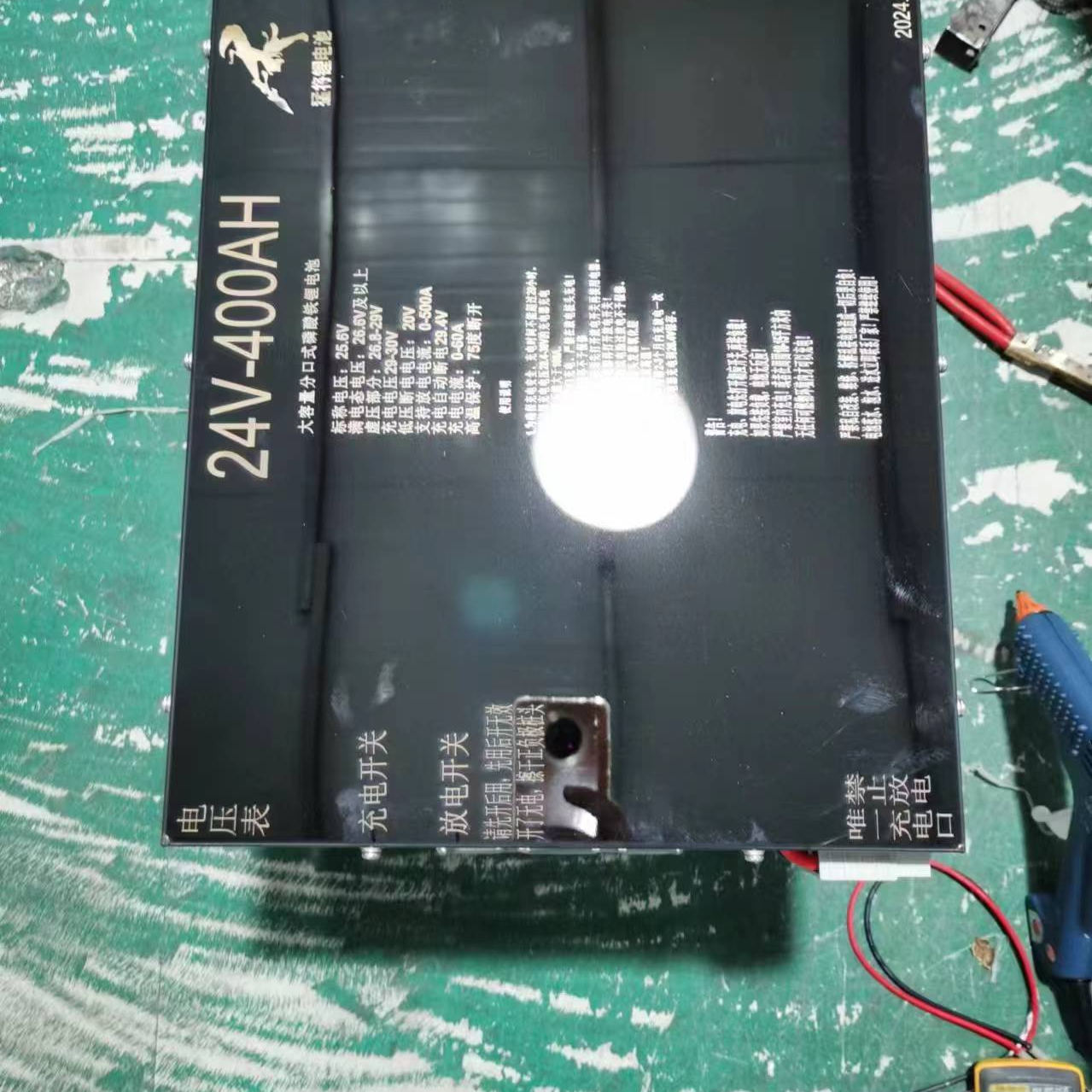 猛将磷酸铁锂锂电池宁德时代电芯24V400AH足400安24伏户外逆变器