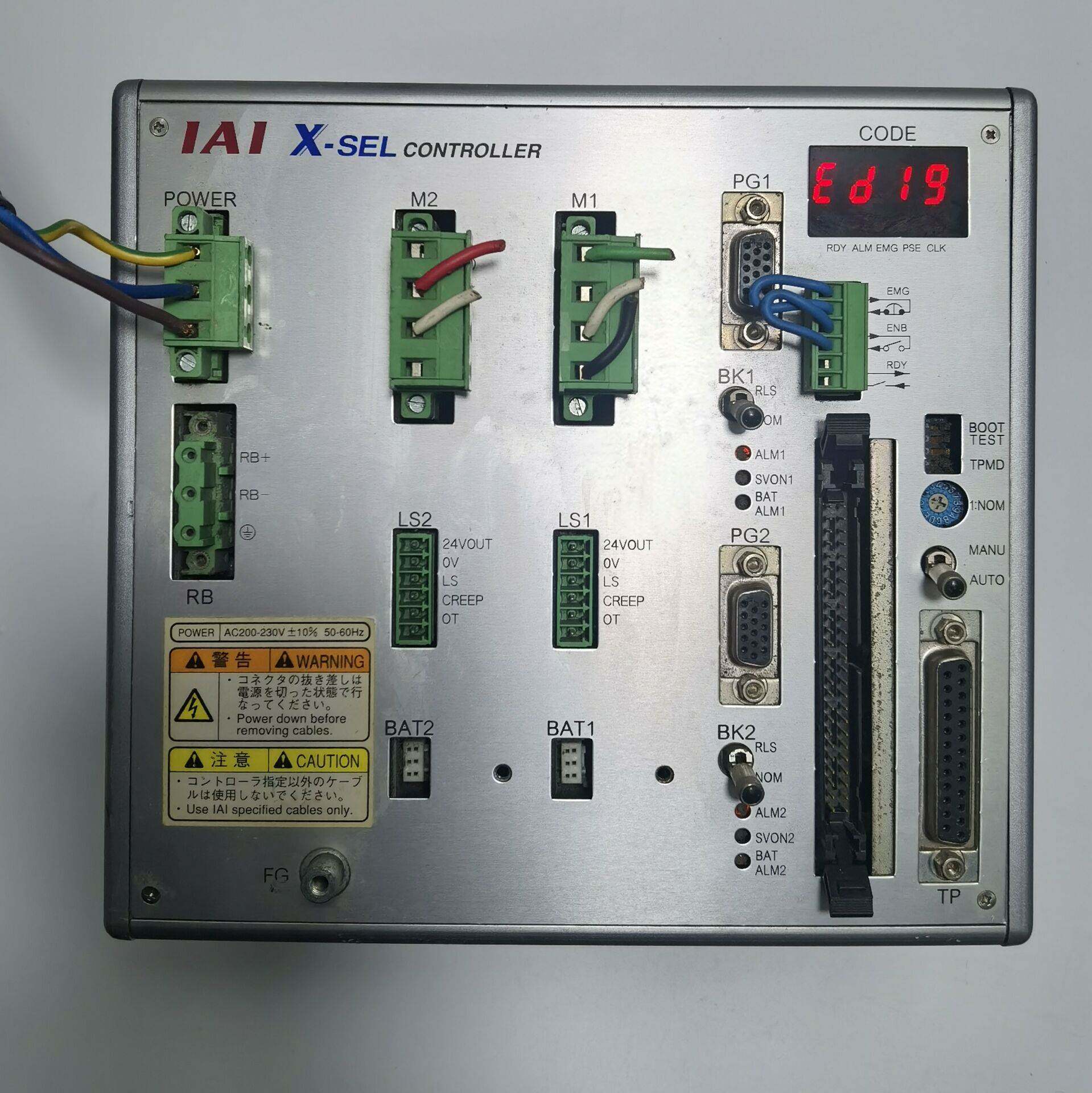 二手iai 电缸控制器 xsel-j-2-1001-601-n1-eee-2-2 现货实图直拍