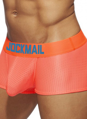 JOCKMAIL网孔速干内裤男士平角裤冰丝透气青年四角裤头男卫裤潮牌