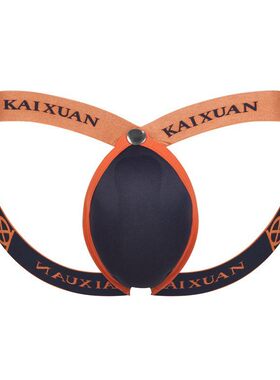 男士海绵内裤立体罩杯同志丁字裤性感欧美情趣凸囊袋Gay双丁裤