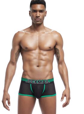 JOCKMAIL网孔速干内裤男士平角裤冰丝透气青年四角裤头男卫裤潮牌