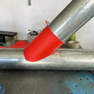 【管工神器】45度马鞍口划线工具圆管神器焊接专用放样画线模具