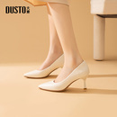 女鞋 配裙子气质细跟尖头单鞋 2025新款 绝美皮鞋 春秋季 大东dd高跟鞋