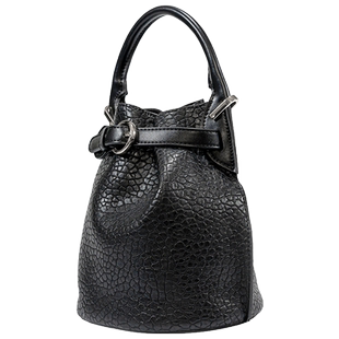 〖WP〗DUSTO手提单肩斜挎包女包夏季新款时尚潮流磁扣水桶包0054