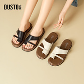 拖鞋 女鞋 2025夏季 大东时装 新款 简约方跟低跟套脚结构变化X1236