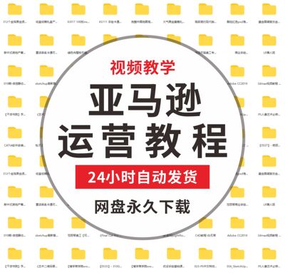 最新亚马逊全能运营视频教程打造爆款新品推广选品等课程资源素材