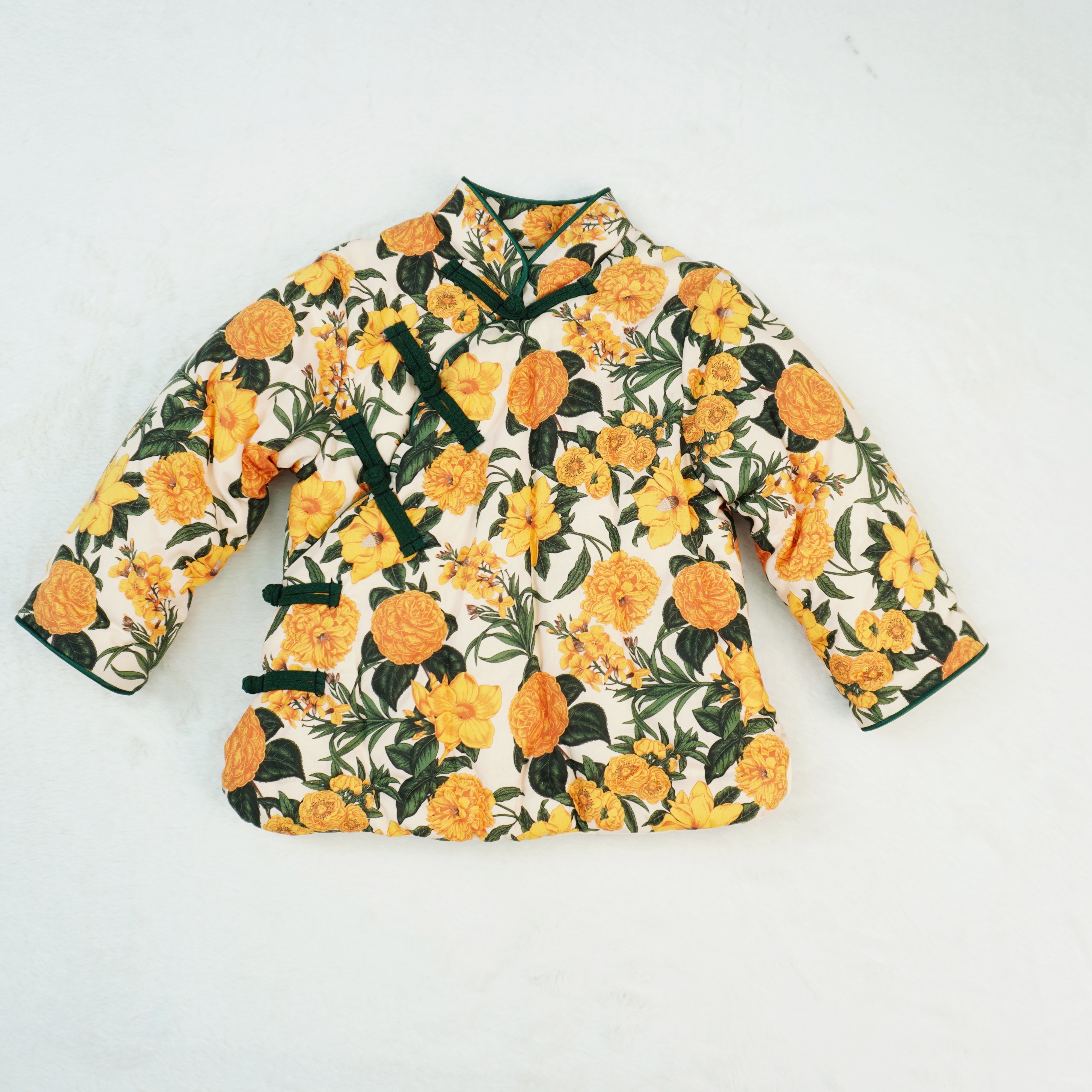 MD009 法式洋牡丹马甲、洋气时尚手工棉花马甲棉花手工棉衣亲子款