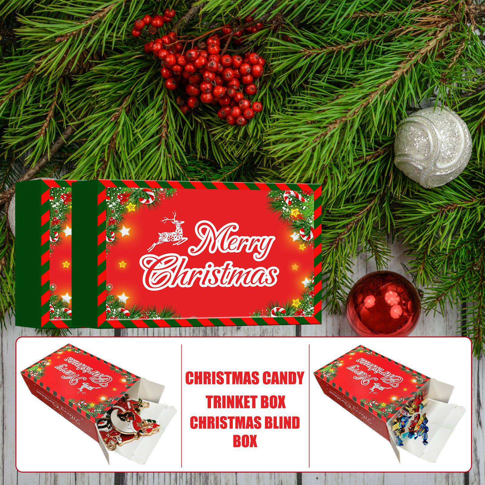 christmas gift box圣诞节平安夜礼盒糖果包装盒礼品盒创意伴手礼