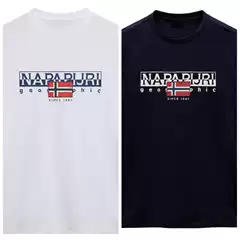 【European Size】Napapijri Men's Aylmer Short Sleeve Peripheral P