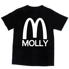 2024 Women T Shirt Hip Hop Punk Goth Tshirt Letter M Print H