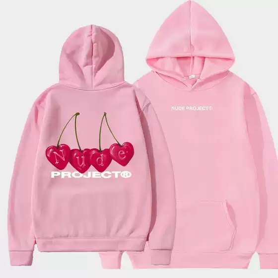Nude Project Women's Thin Hoodie, Brand Sweatshirts, Y2K