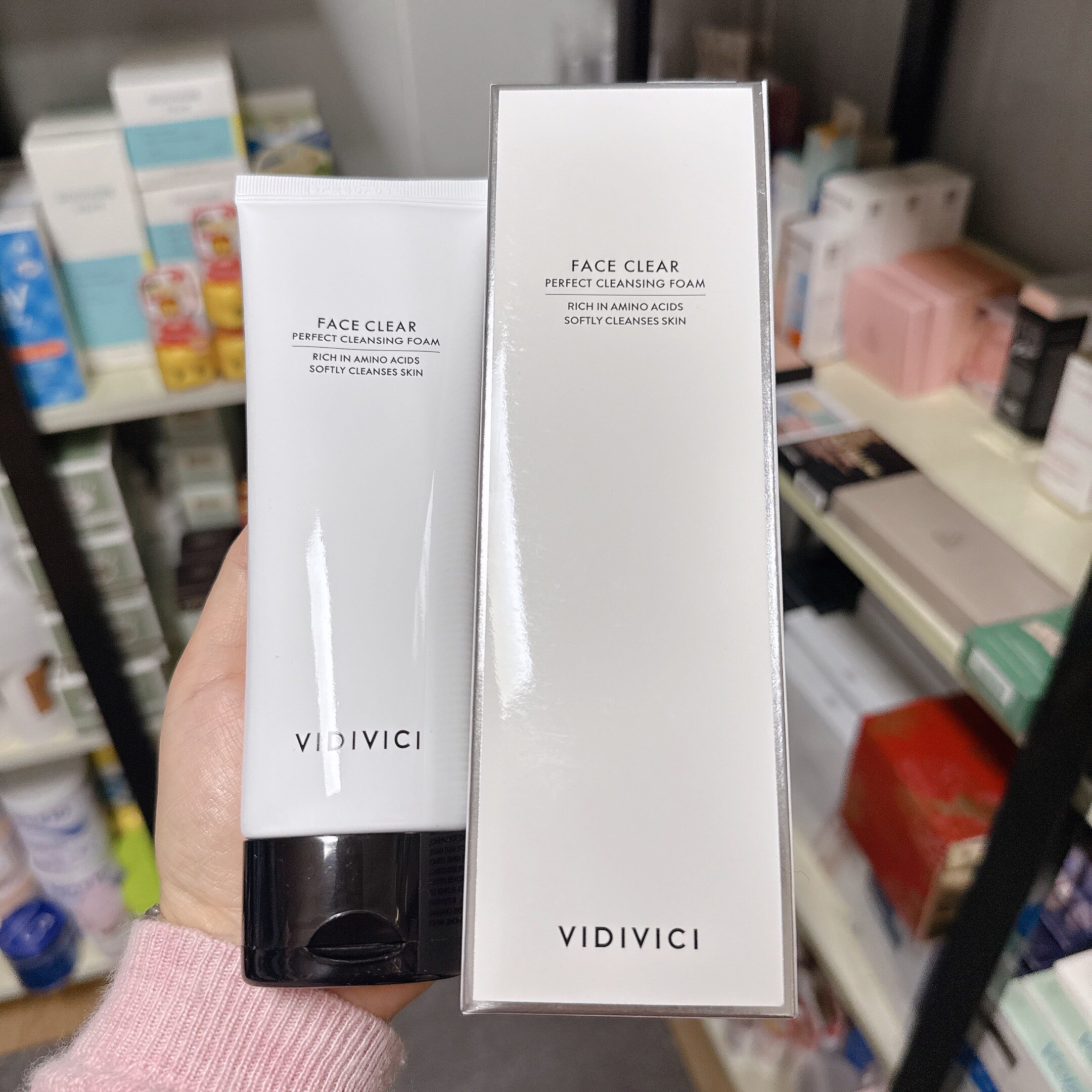 韩国VidiVici女神洗面奶120毫升正品泡沫洁面温和清洁保湿补水
