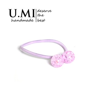 少女心果冻球球发绳薄荷绿色韩国手工打结发圈爆裂球头绳皮筋发饰