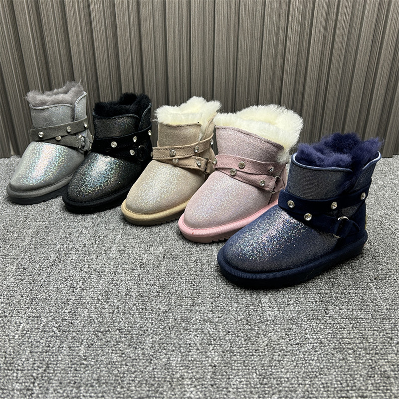 撤柜处理真皮羊皮毛一体儿童雪地靴冬季保暖羊毛加厚男女宝宝棉鞋,童鞋/婴儿鞋/亲子鞋,雪地靴,淘宝优惠券,粉丝福利购,淘宝优惠卷