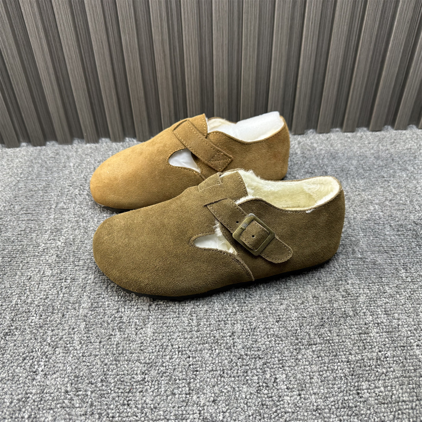 断码处理真皮勃肯鞋女2025年冬季新款加绒保暖一脚蹬内增高棉鞋子,女鞋,勃肯鞋/软木鞋,淘宝优惠券,粉丝福利购,淘宝优惠卷