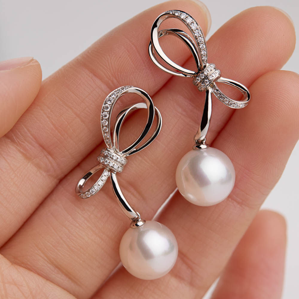 「现货商品」南洋白耳钉耳坠 澳白南洋珠设计款 优雅随行珠宝店,珠宝/钻石/翡翠,颈饰,淘宝优惠券,粉丝福利购,淘宝优惠卷