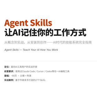 Agent Skills 让AI记住你的工作方式
