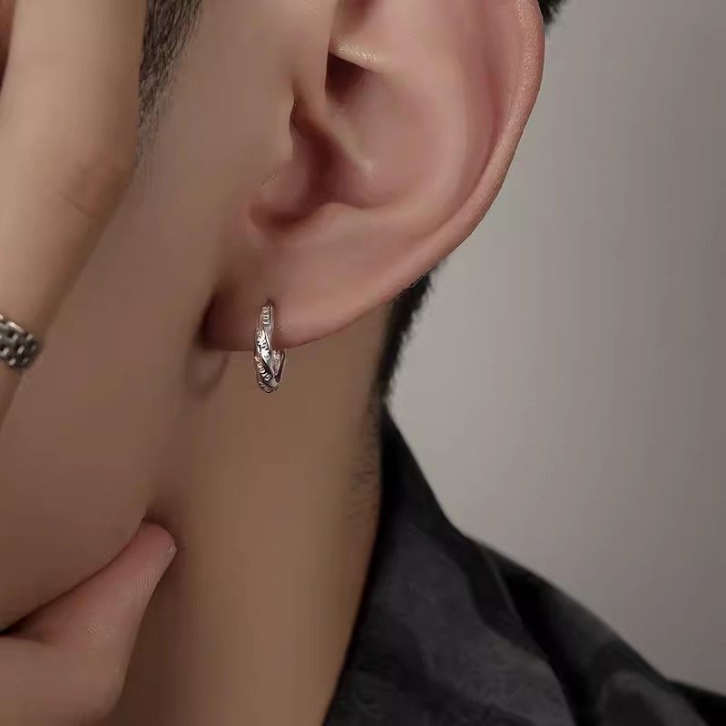 耳圈男士通体S925纯银七宗罪潮流ins冷淡风痞帅高级莫比乌斯耳扣,饰品/流行首饰/时尚饰品新,耳钉,淘宝优惠券,粉丝福利购,淘宝优惠卷