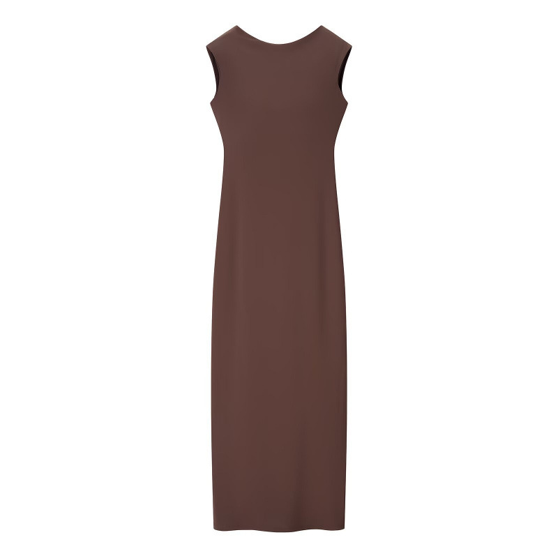 跨境欧美女装速卖通爆款时尚欧美女装时尚气质轻熟无袖连衣裙