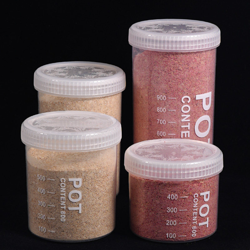 钓鱼饵料盒密封防潮大容量食品级饵料收纳罐抗压便携分装罐