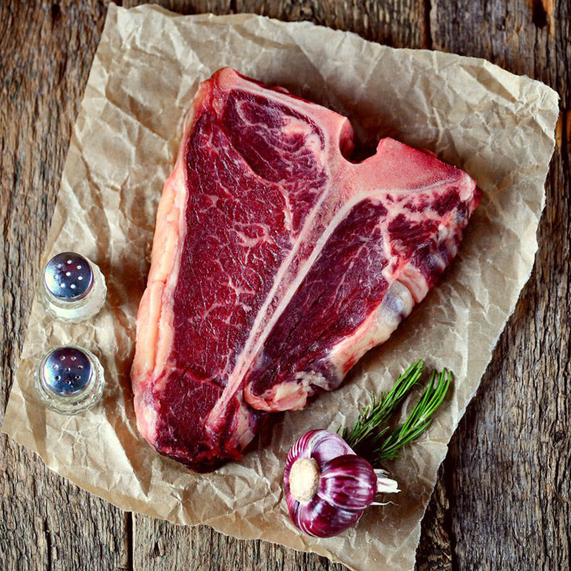 10片t骨牛排丁骨180克送酱调理腌制生鲜牛肉西餐食材批发厂家发货