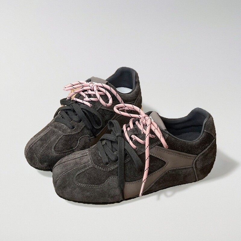 复古德训鞋女2025新款秋季内增高平底休闲运动板鞋百搭阿甘鞋女鞋,女鞋,德训鞋,淘宝优惠券,粉丝福利购,淘宝优惠卷