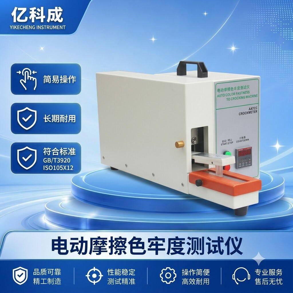 电动纺织干湿摩擦色牢度测试仪印染布料耐摩擦脱色检测试验机厂家