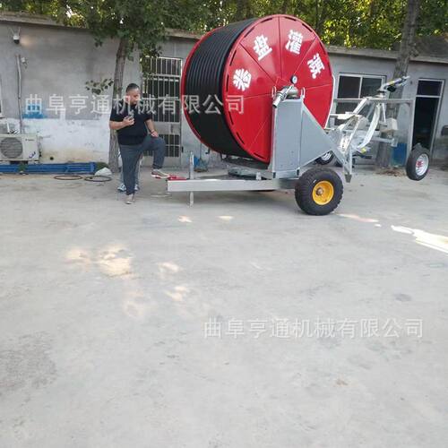 出口新疆喷灌机 75-400 75-450型水涡轮卷盘式喷灌机价格低廉