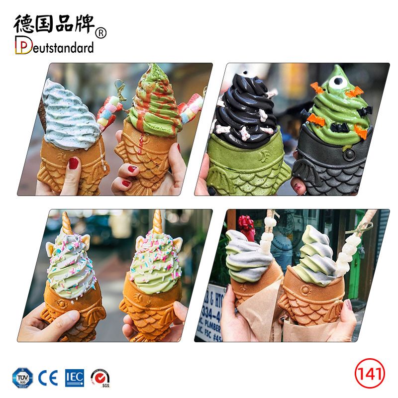 鲷鱼烧机烤炉烤箱韩国特色小吃冰淇淋鲷鱼烧开口雪糕鲷鱼烧烤鱼饼