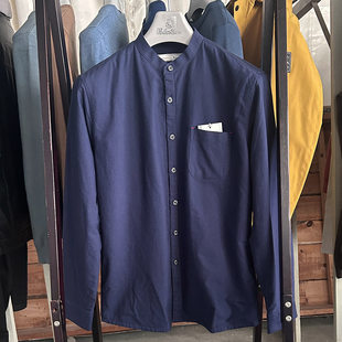 清货只有170 冬季 加绒加厚中华立领男士 衬衫 打底衬衣 棉质长袖 断码